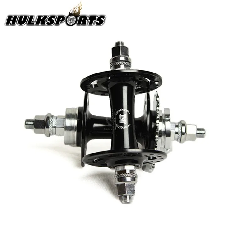 Novatec A165SBT A166SBT 32/32H Black track bicycle hubs, front and rear full set fixed gear hub