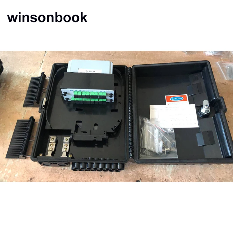 

Splitter box accommodate 1x16 PLC splitter 16 Core Fiber Optic Termination Box