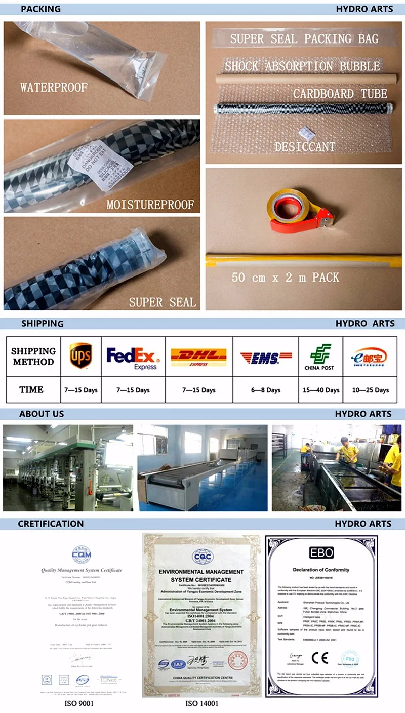 Черная и белая вода волна стиль переводная вода печать пленка для иммерсионной печати 0,5 м ПВА пленка HFJ0235