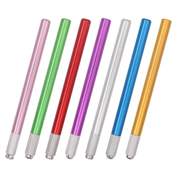 

7pcs New Arrival Professional Manual Tattoo Permanent Makeup Eyebrow Pen Manual Tattoo Pen Microblading Pen Eyebrow Tattoo Tools