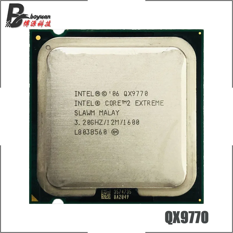 Intel Core 2 Extreme QX9770 3.2 GHz Quad-Core CPU Processor 136W 1600 12M LGA 775