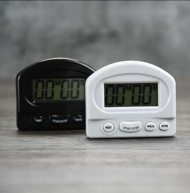 Kitchen Large Digital LCD Electronic Timer Stopwatch Countdown Fridge Hanging Time Reminder With Clip Loud Alarm 100 minutes