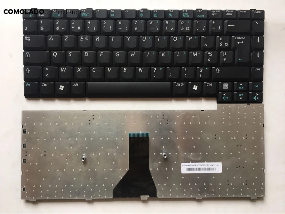 FR French laptop keyboard For Samsung P28 P29 Service  Black keyboard FR Layout