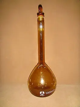

Amber Brown,Volumetric Flask,1000ML,20C ,Measuring Flask,Graduated Flask