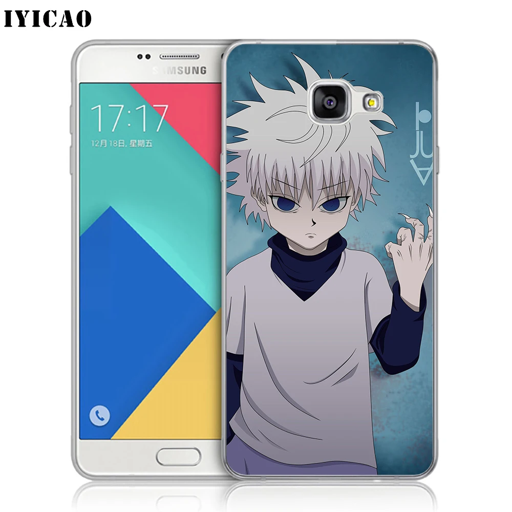 IYICAO Killua Zoldyck hunter x Мягкий силиконовый чехол для телефона Samsung A10 A30 A40 A50 A70 M10 M20 M30 TPU