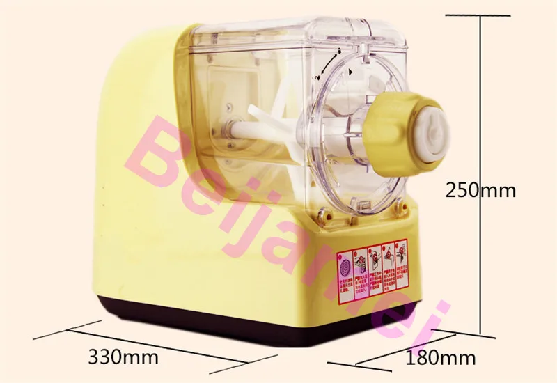Beijamei High quality 1.2L full automatic electric noodle making pasta maker machine dough roller noodle cutting machine