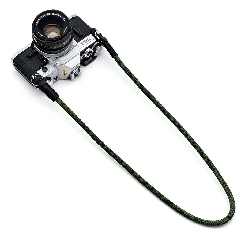 Нейлоновый Кожаный Модный персональный веревочный ремешок для зеркальных камер и некоторых микро-одиночных камер
