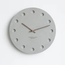 12 Inch Nordic Wall Clock Modern Creative Clock Minimalist Living Room Hanging Clock Bedside Mute Wood Clock Home Decor