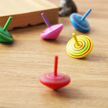 1 шт. Детские деревянные игрушки с гироскопом для детей и взрослых, настольные игрушки для снятия стресса, игрушки для детей, подарки на день рождения, разные цвета