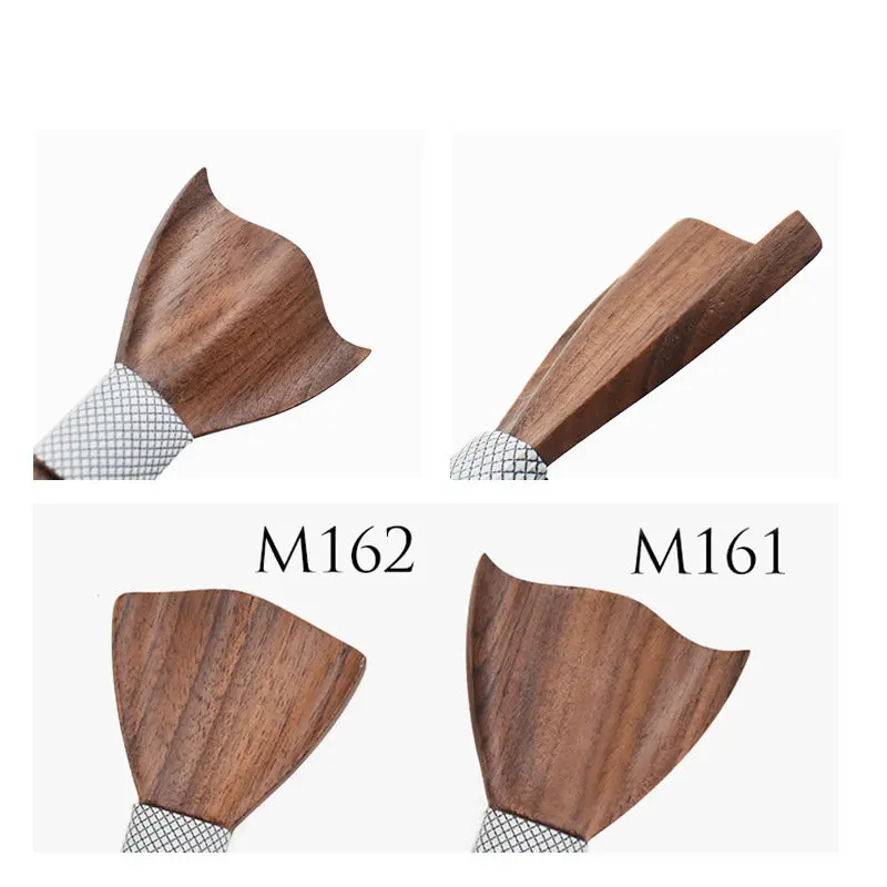 2019 gravieren Geschnitzte 3D Hochzeit Holz Fliege Hanky Manschette Link Plaid Bowtie Set Männer Manschettenknopf Brust Handtuch Taschentuch Tasche platz