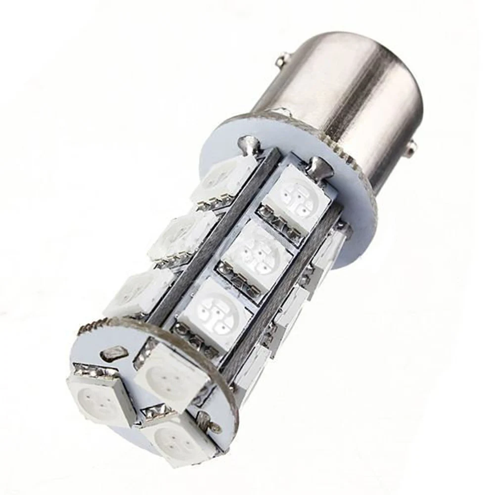 Авто подсветка Янтарный Желтый 1156 BA15S 18 SMD 5050 светодиодный Автомобильный источник