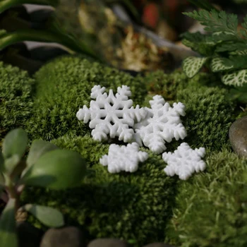 

ZOCDOU 10 Europe USA Winter Snowflake Russia Merry Christmas Tree Pieces Model Small Figurine Crafts Figure Ornament Miniatures