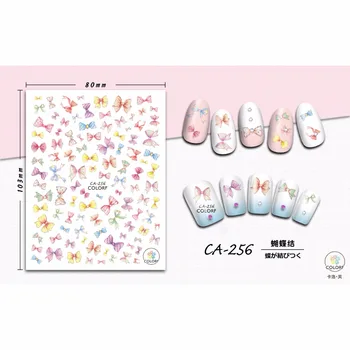 

SUPER THIN SELF ADHENSIVE 3D NAIL ART SLIDER STICKER BIRD FLAMINGO FASHION GIRL BALLET DANCER BOW TIE STAR CA253-261
