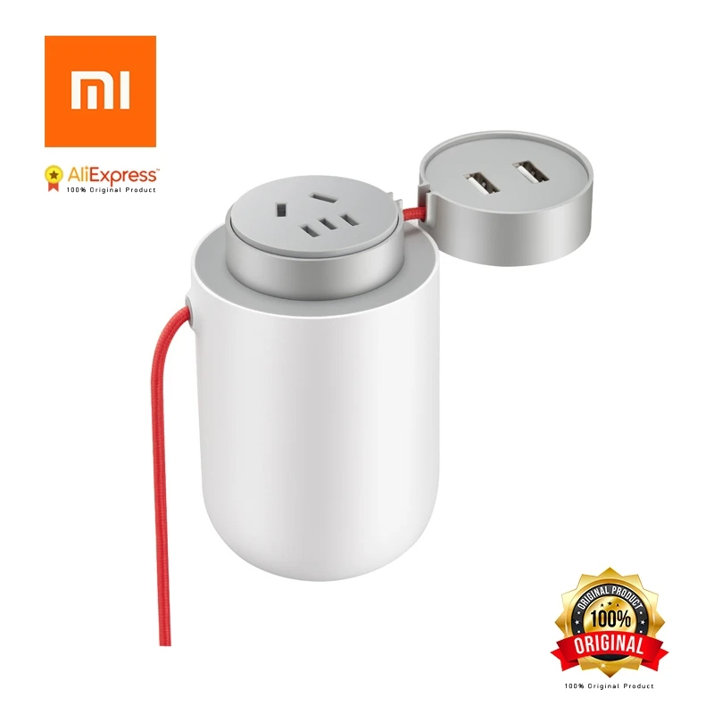

Xiaomi Original Mi Car Inverter Mijia Home Car Inverter 12V to 220V Car Power Adapter USB Car Charger Car Inverter
