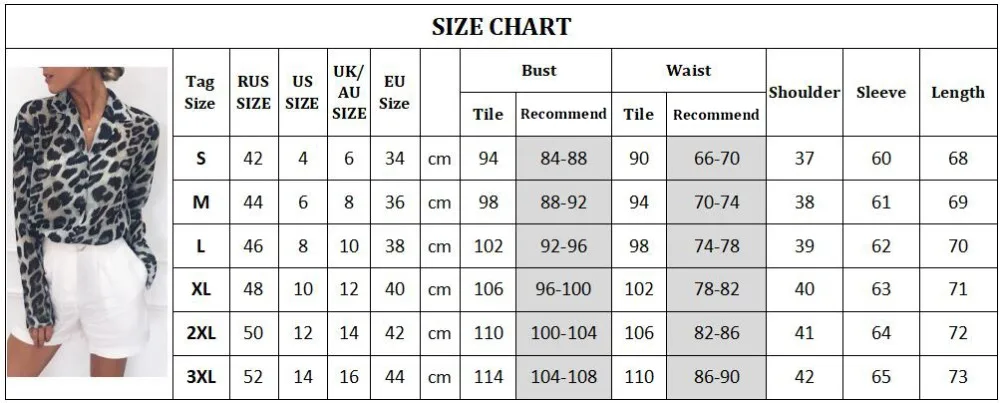 Женские блузки, сексуальная шифоновая леопардовая блузка с длинным рукавом и v-образным вырезом, Офисная рубашка, повседневные свободные топы, винтажные туники, блузы размера плюс