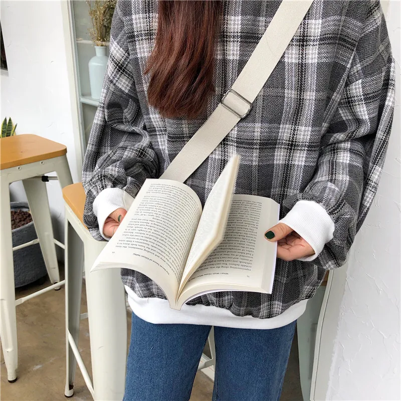 Зимняя новая корейская мода ulzzang свободная японская клетчатая Толстовка в полоску шикарная Harajuku стеганая Повседневная Женская толстовка с круглым вырезом