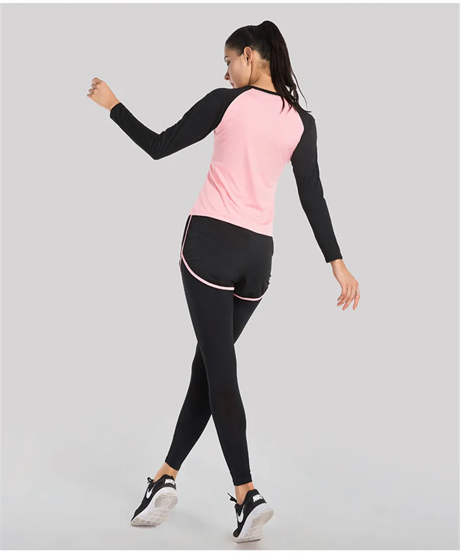 Женские футболки для бега, быстросохнущие топы для фитнеса и бега, женские быстросохнущие спортивные футболки XXXL для йоги, тренировок