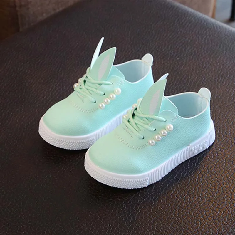 Обувь; детская обувь для девочек; кроссовки; повседневная спортивная обувь для девочек; модная мягкая дышащая нескользящая обувь на плоской подошве - Цвет: Зеленый