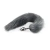 Enchufe de Metal largo Anal tapón juguete sexual Animal papel jugar Cosplay cola de zorro sexo productos tienda trasero Sexy macho adultos Accesorios ► Foto 3/6