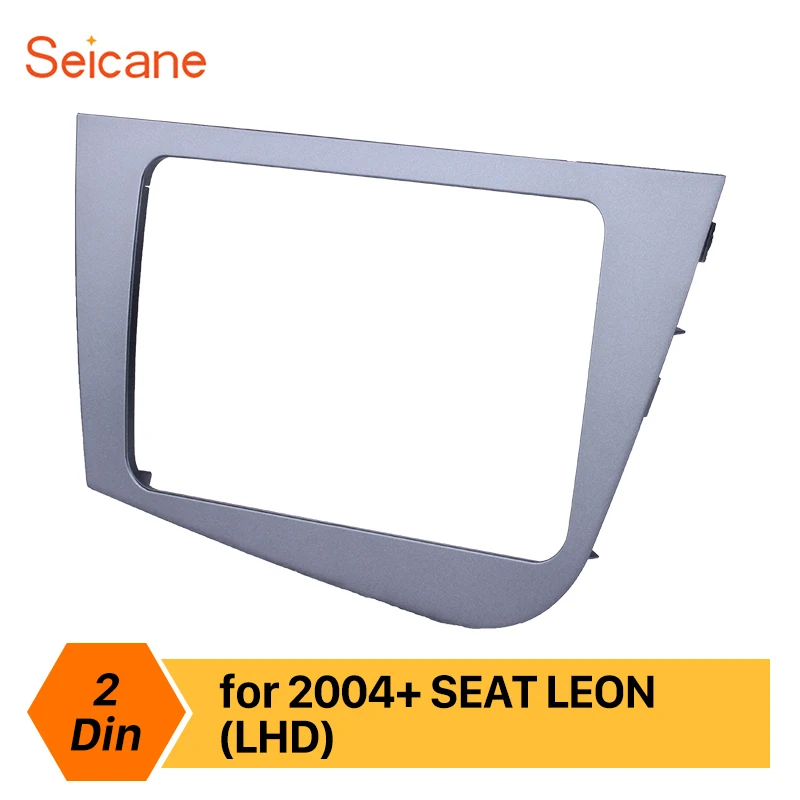 Seicane 2 Din Автомобильная Радио панель для 2005-2011 Seat Leon Левостороннее головное устройство gps навигационная Панель рамка