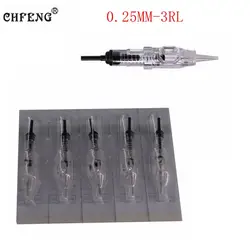 Tattoo Needles Cartridge Sterilized 10PCS 0.25MM 3RL Disposable Eyebrow Lip Permanent Makeup Needles Tattoo Machine Supply Tools Tattoo Needles Cartridge Sterilized 10PCS 0.25MM 3RL Disposable Eyebrow Lip Permanent Makeup Needles Tattoo Machine Supply Tools