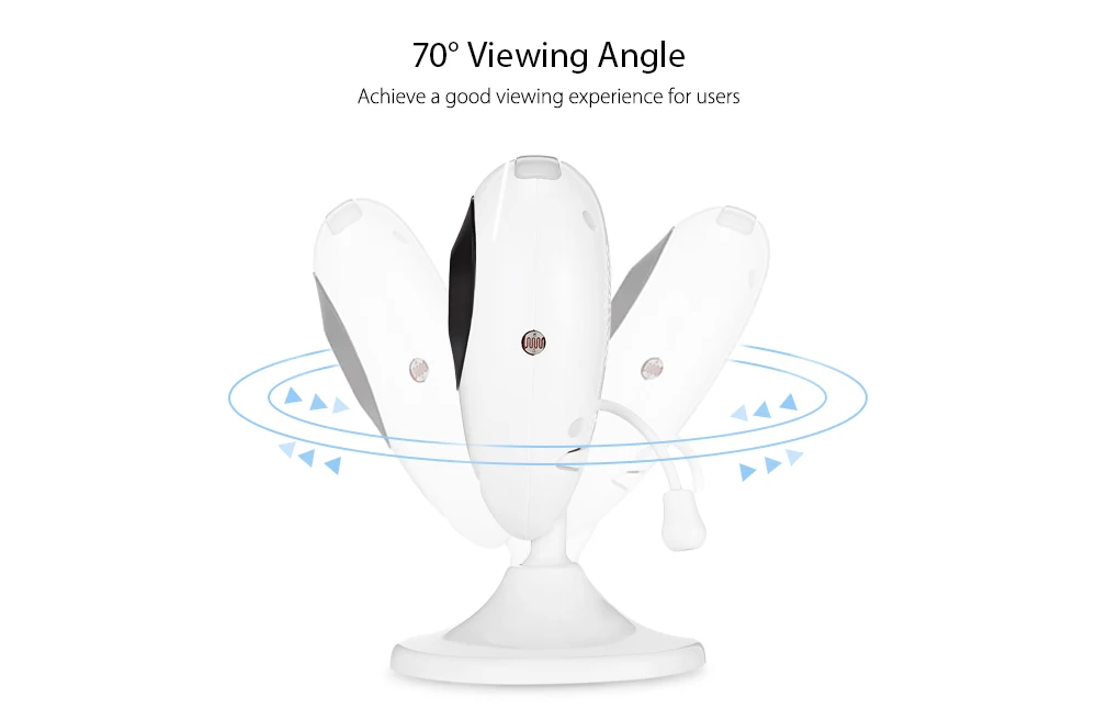 SP880 2.4G Wireless Baby Video Monitor with Night Vision Two-way Talk 2.4 inch LCD Display Temperature Monitoring