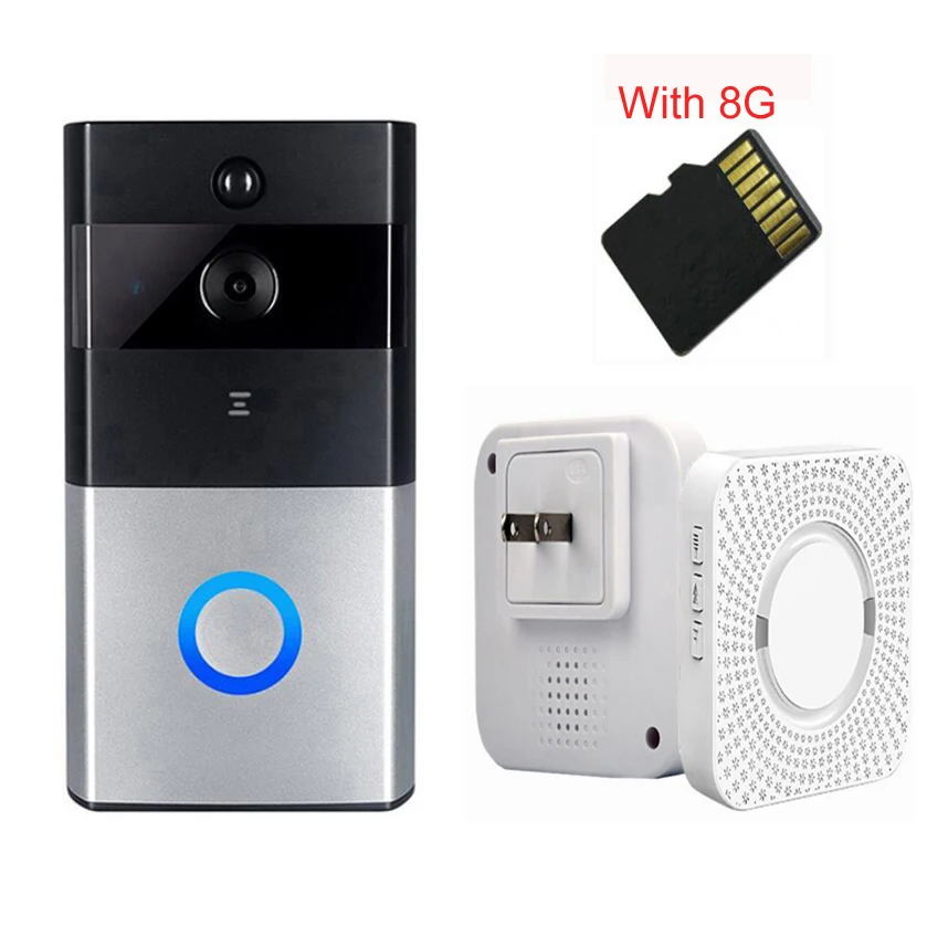Wireless IP Doorbell With 720P Camera Video Phone WIFI Door bell Night