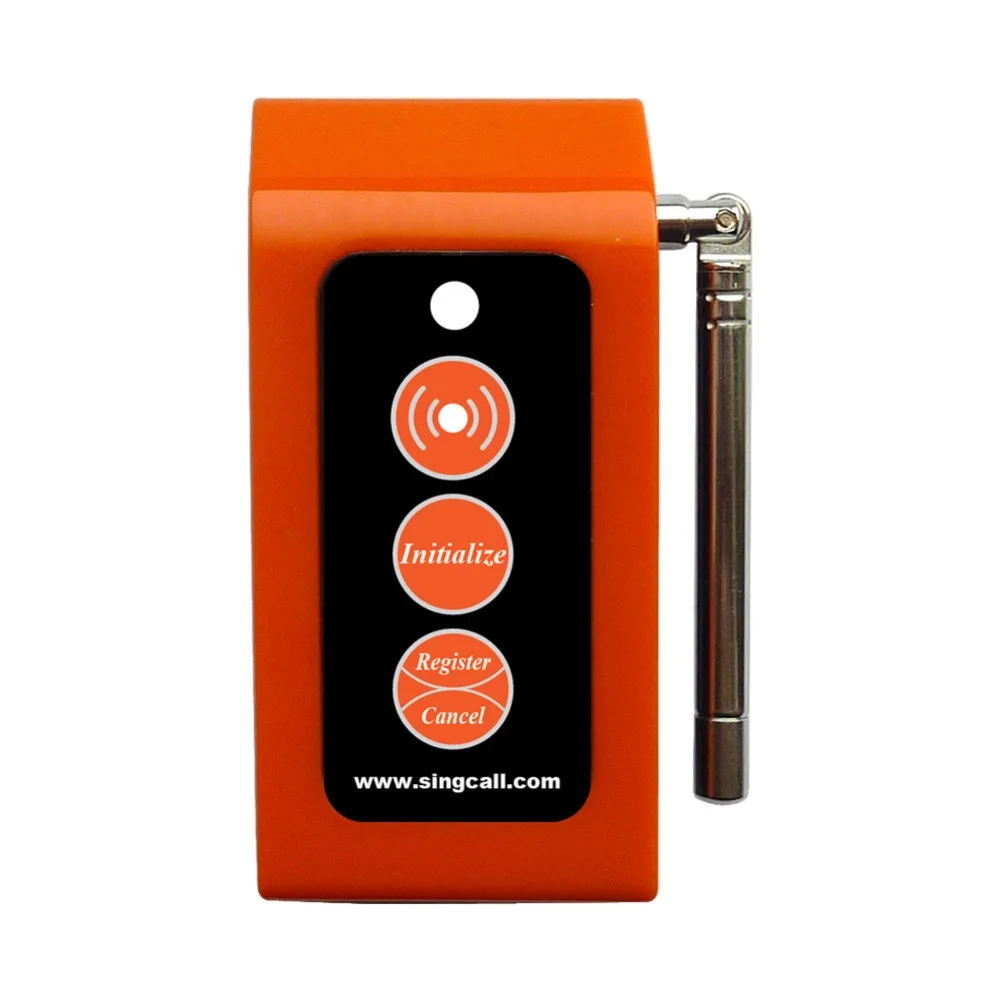 Беспроводная медицинская кнопка вызова SINGCALL. Услуги пейджера умный уход за двумя