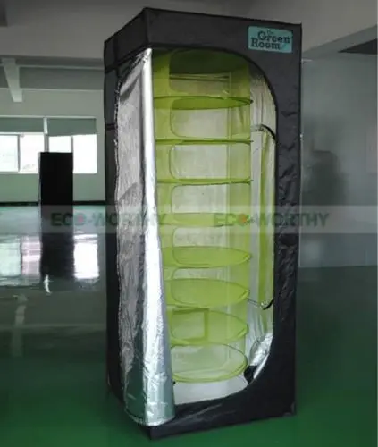 Hydroponic Herb Plant Bud Heavy Duty Hanging 8 Tier Drying Rack Dry Shelf Net