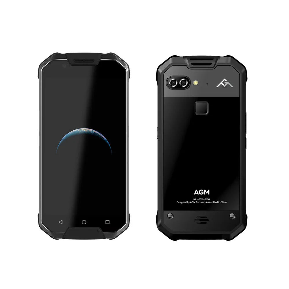 Смартфон AGM X2 EU/SE, 4G, Android 7,0, 6 ГБ, 64 ГБ, IP68, водонепроницаемый, 5,5 дюймов, четыре ядра, 6000 мАч, Поддержка NFC, gps, OTG, сотовые телефоны - Цвет: Classical Version
