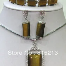 Ddh0725 тигровый глаз/браслет "тигровый глаз" серьги ожерелье