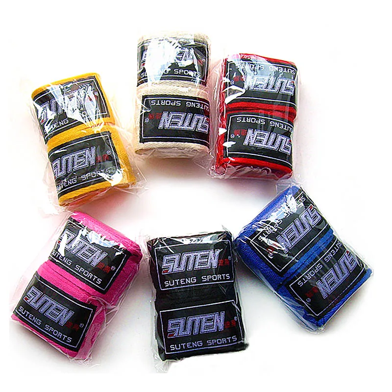 SUTEN 2.5M Elastic Gloves Boxing Hand Bandages Sanda Fighting Hand Strap Wrist