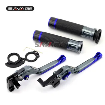 

For KAWASAKI ER-6N ER-6F NINJA 650 650R Motorcycle Adjustable Folding Brake Clutch Levers Handlebar Hand Grips