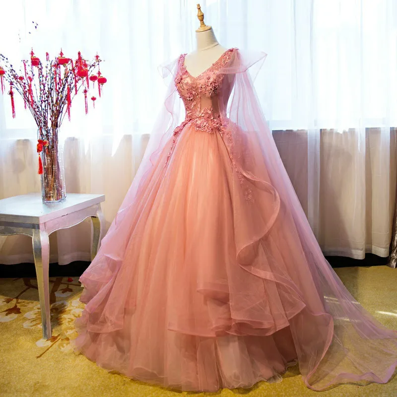 Обнаженные розовые Бальные платья с открытой спиной пышные милые 16 Платьев Бальное Платье s платья для выпускного вечера Vestidos De Quinceaneras - Цвет: Розовый