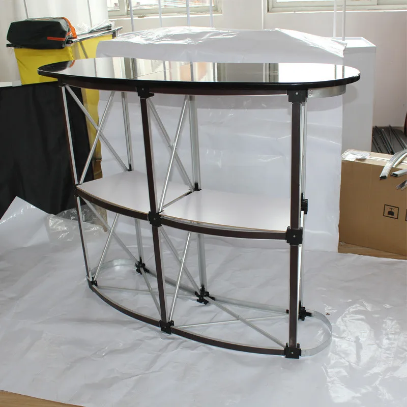 

Christmas 2*2 Promotion Counter Pop Up Promotion Reception Table For Exhibition Table show Counter