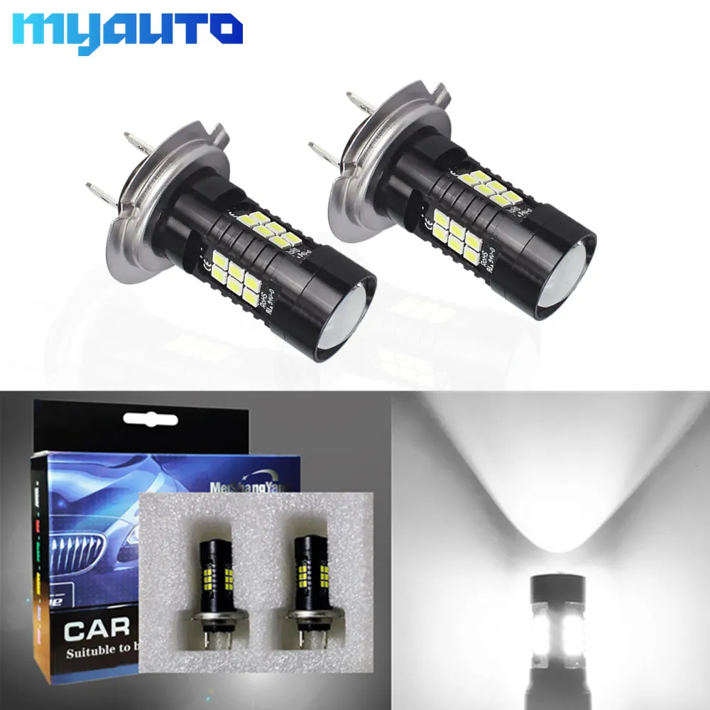2 шт. автомобисветодиодный светодиодные лампы 3030 лм 6000 К 12 В|Передние LED-фары для