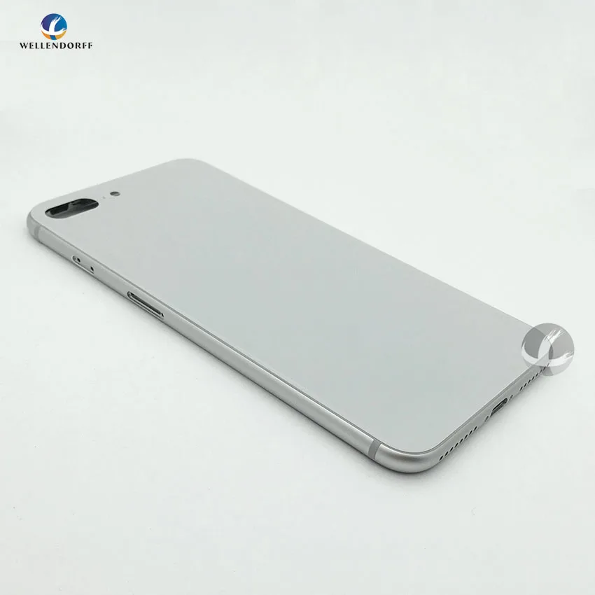 Полный задний корпус+ средняя рамка+ задняя камера объектив для iPhone 8 8Plus X 8G Plus задняя крышка Батарейная дверь шасси+ логотип