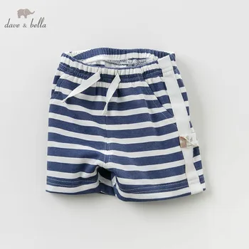 

DB10462 dave bella summer baby fashion striped shorts infant toddler pants children boys casual clothes 1 pc