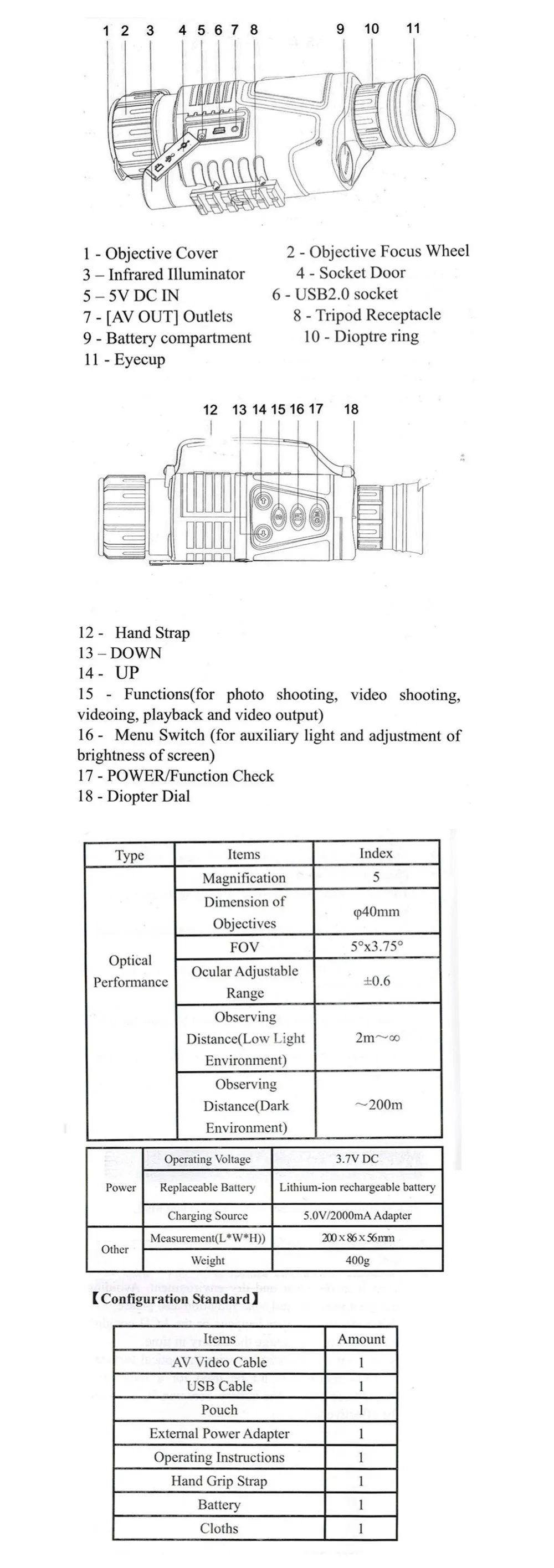 5x40-Infrared-IR-Digital-Night-Vision-Monocular-Scope-200-Meters-Zoom-5X-5MP-Digital-Camera-Video-Photo RL29-0003-11