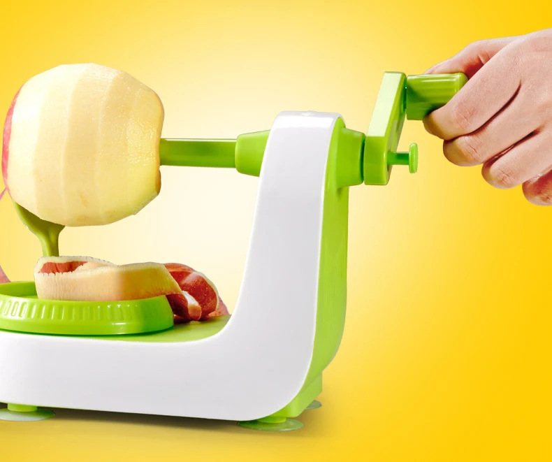 TUUTH Stainless Steel Apple Peeler Slicing Machine Hand-Cranked Apple Fruit Peeled Tool Creative Home Kitchen Tools B8