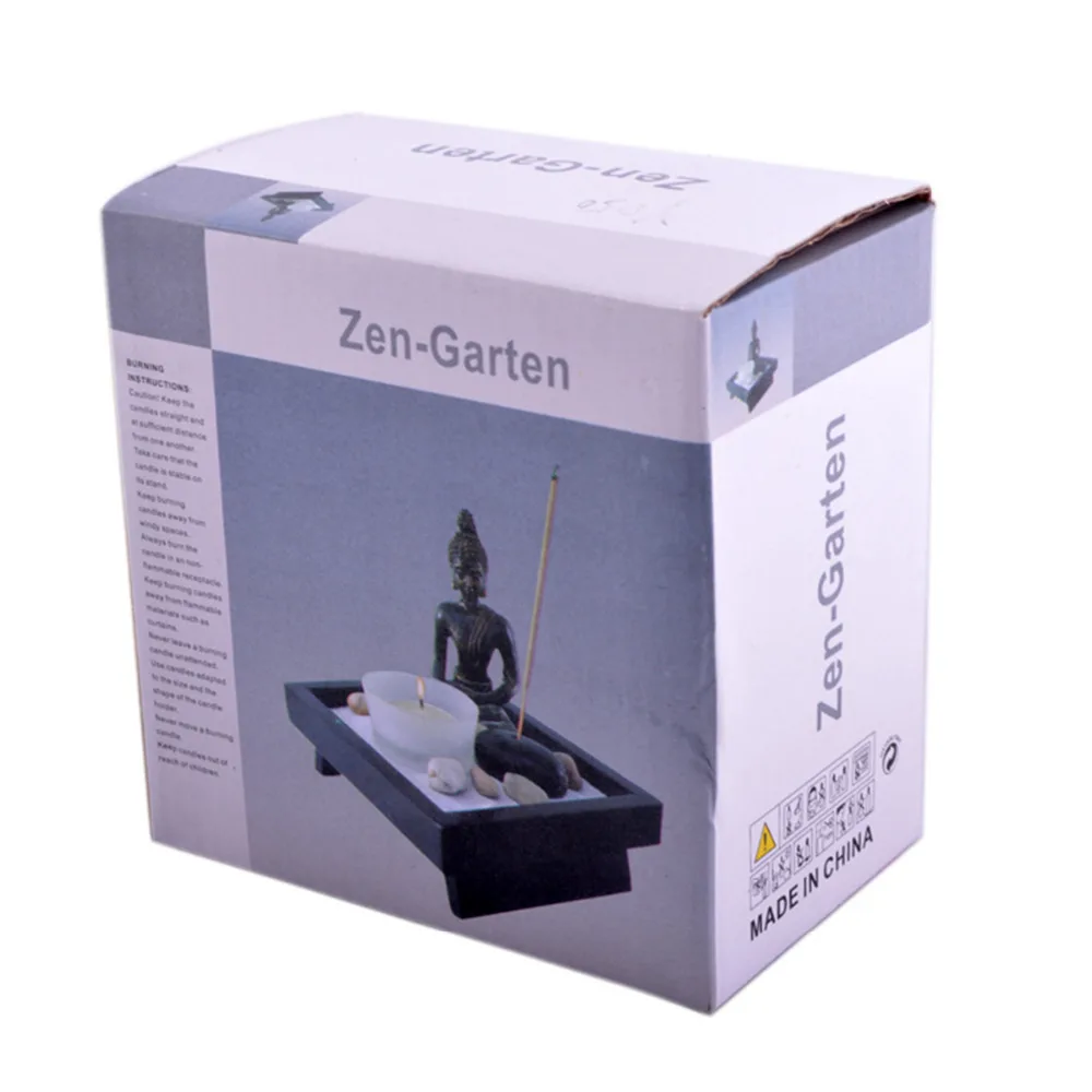 Zen садовый гартенский песочный Будда камни поджигатель ДЛЯ ладана Фен шуй T1020|holder