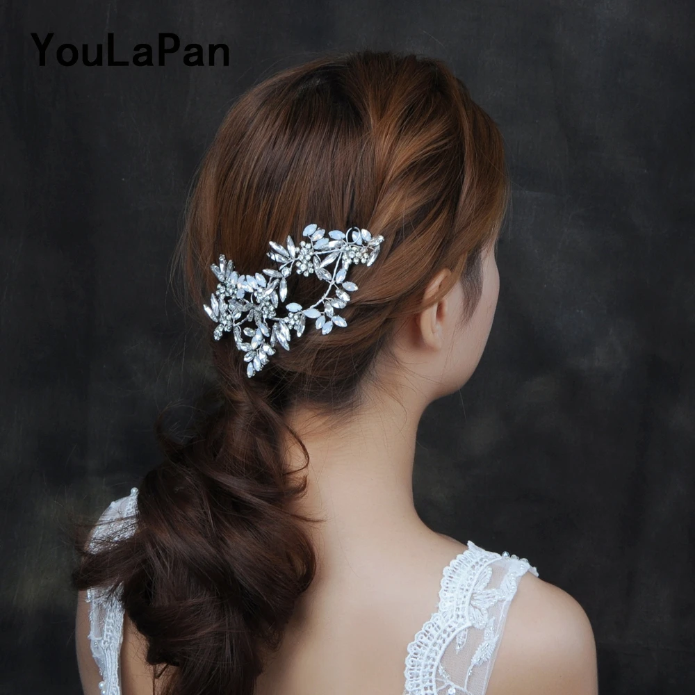 

YouLaPan HP78 Bridal Tiara Rhinestone Wedding Hairband Bridal Wedding Hair Accessories Wedding Hair Jewelry Bridal Hairband
