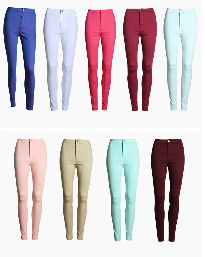 Горячие сексуальные брюки с высокой талией джинсы эластичные узкие джинсовые растягивающиеся длинные модные женские джинсы брюки