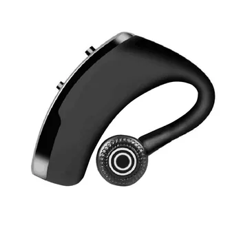 

Portable V9 Black Bluetooth 4.1 Earphone CVC6.0 Noise Reduction Headphone Wireless Voice Prompt Business Headset