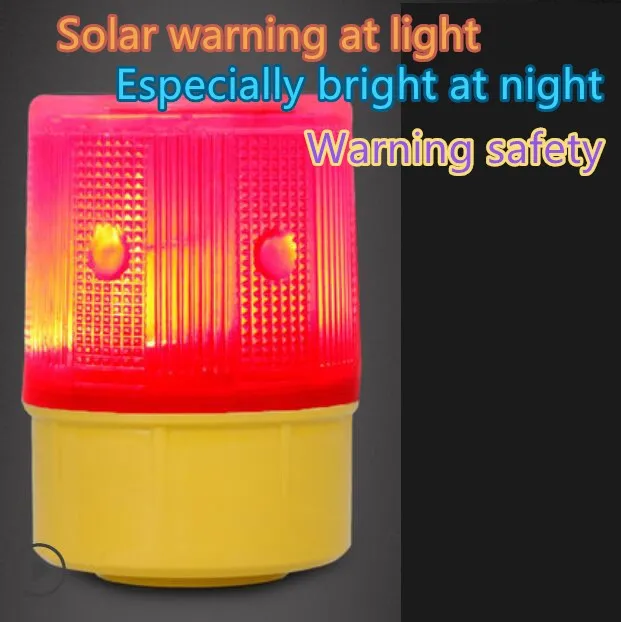 

Waterproof Solar Warning Lamp Explosion Flash Night Warning Flash Signal Lamp Construction Barrier Lamp Marine Flash Lamp