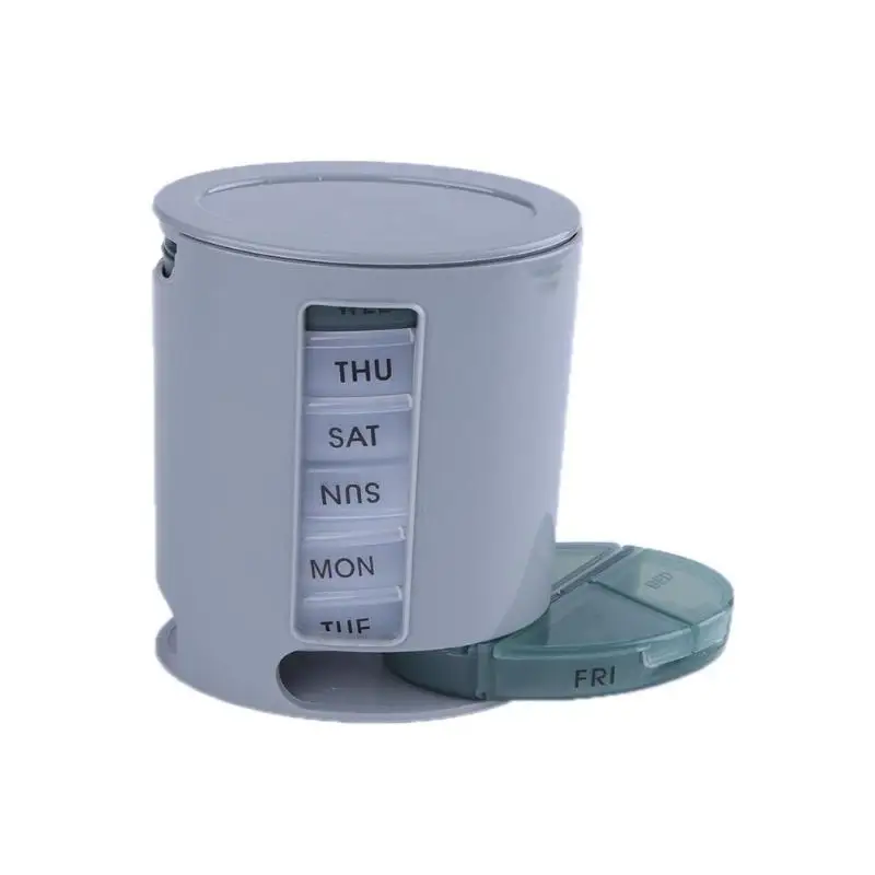 

7 Days Pill Organizer Weekly Storage Case Compact Mini Tablet Sorter Box Medicine Pill Organizer For Health Care Tools