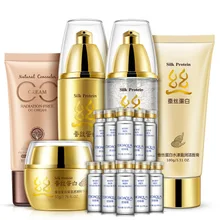 Увлажняющий и полупрозрачный подарочный набор для глубокого очищения и ухода за кожей лица Park весенний шелковый протеин