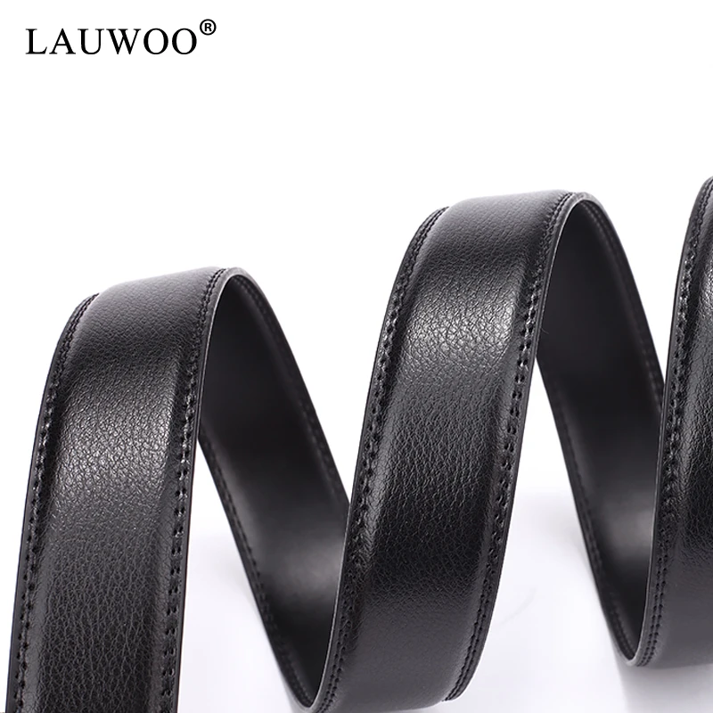 LAUWOO новые модные мужские ремни Топ Корова из натуральной кожи автоматические