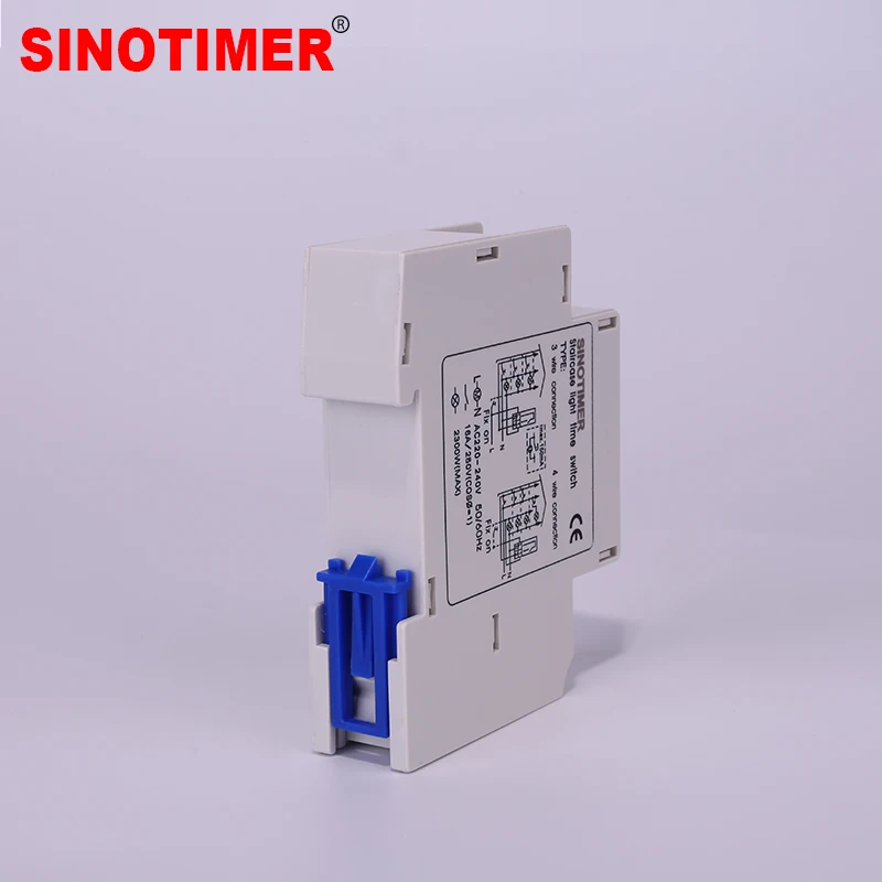 Timer Switch Programmable Timer Switch Time Switch 7 Minutes 20 Minutes 230VAC DIN Rail Staircase Time Switch for Staircase Lighting Controls