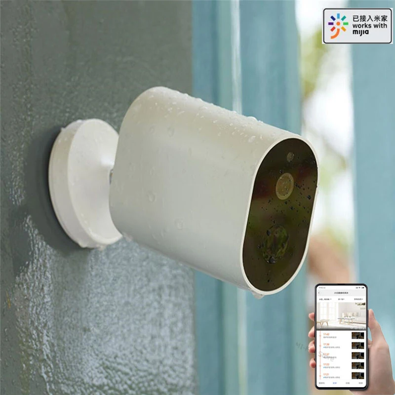 Xiaobai Smart Wireless Camera 1080P With Battery Gateway 120 Degree IP65 Waterproof AI Humanoid Detection Work With Mijia APP
